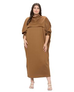 POTTER CAPE KAFTAN MIDI DRESS