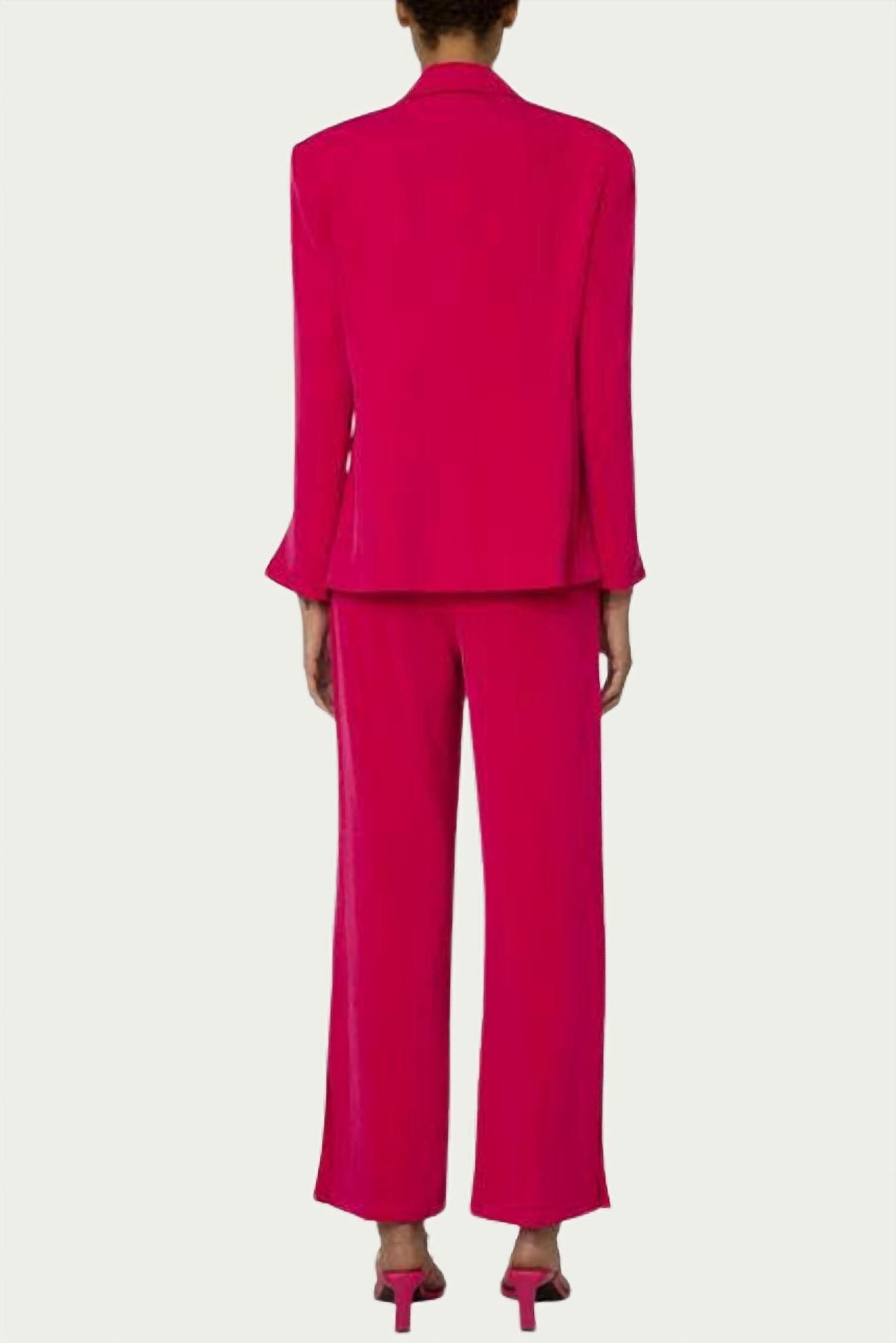 ALICE LINEN-BLEND TWILL STRAIGHT-LEG PANT IN PINK, , alternate image number 2