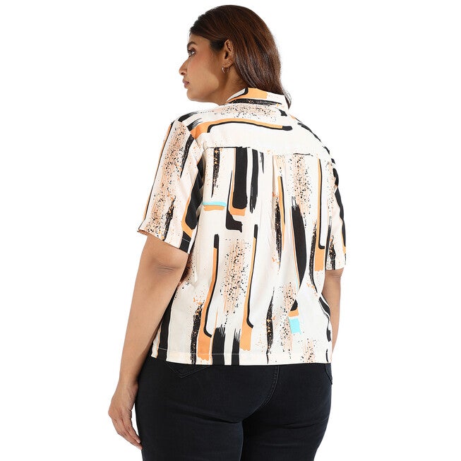 Women Abstract Design Casual Shirts, , alternate image number 7
