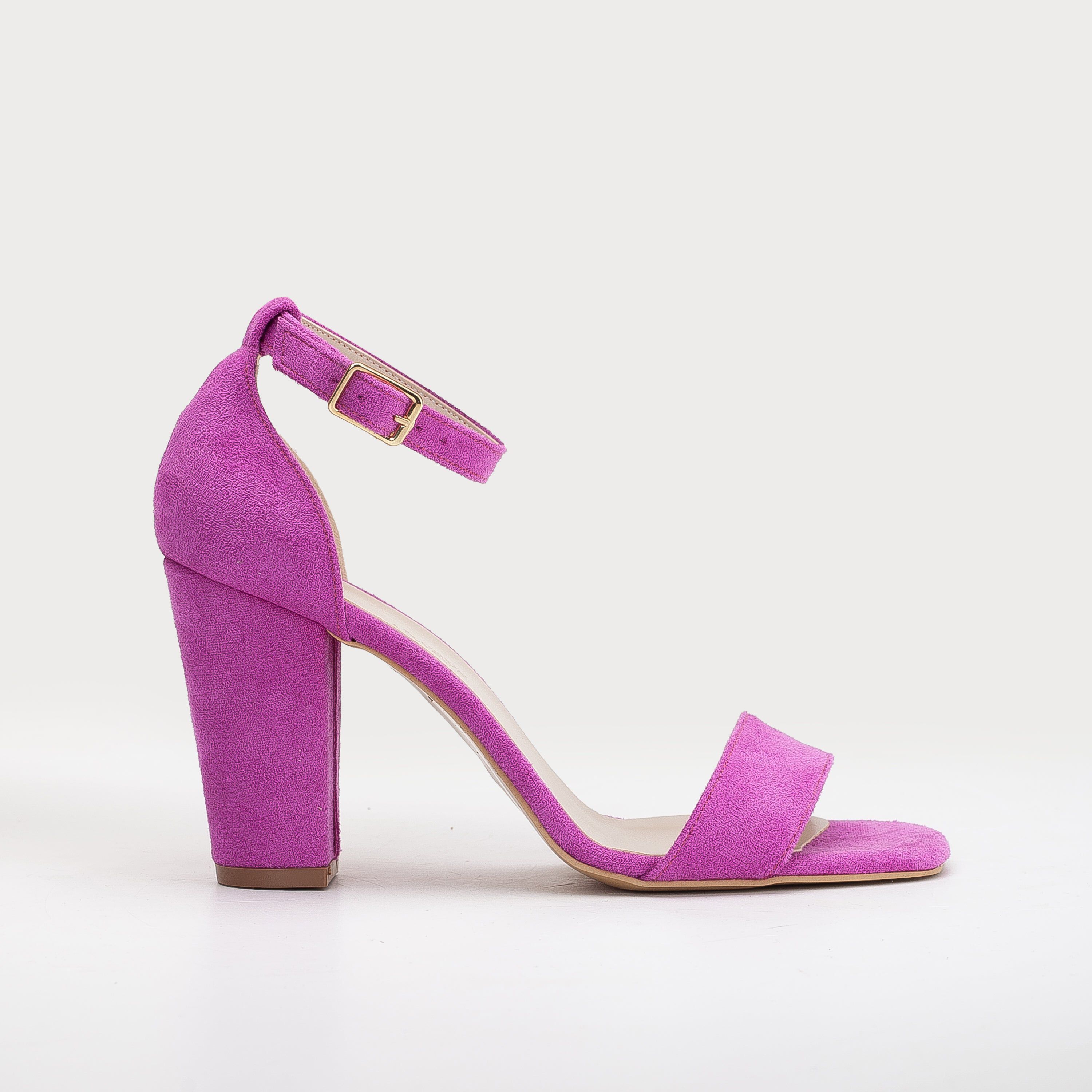 JESS - FUCHSIA SUEDE SANDALS, FUCHSIA / Deep Fuchsia, hi-res image number 0