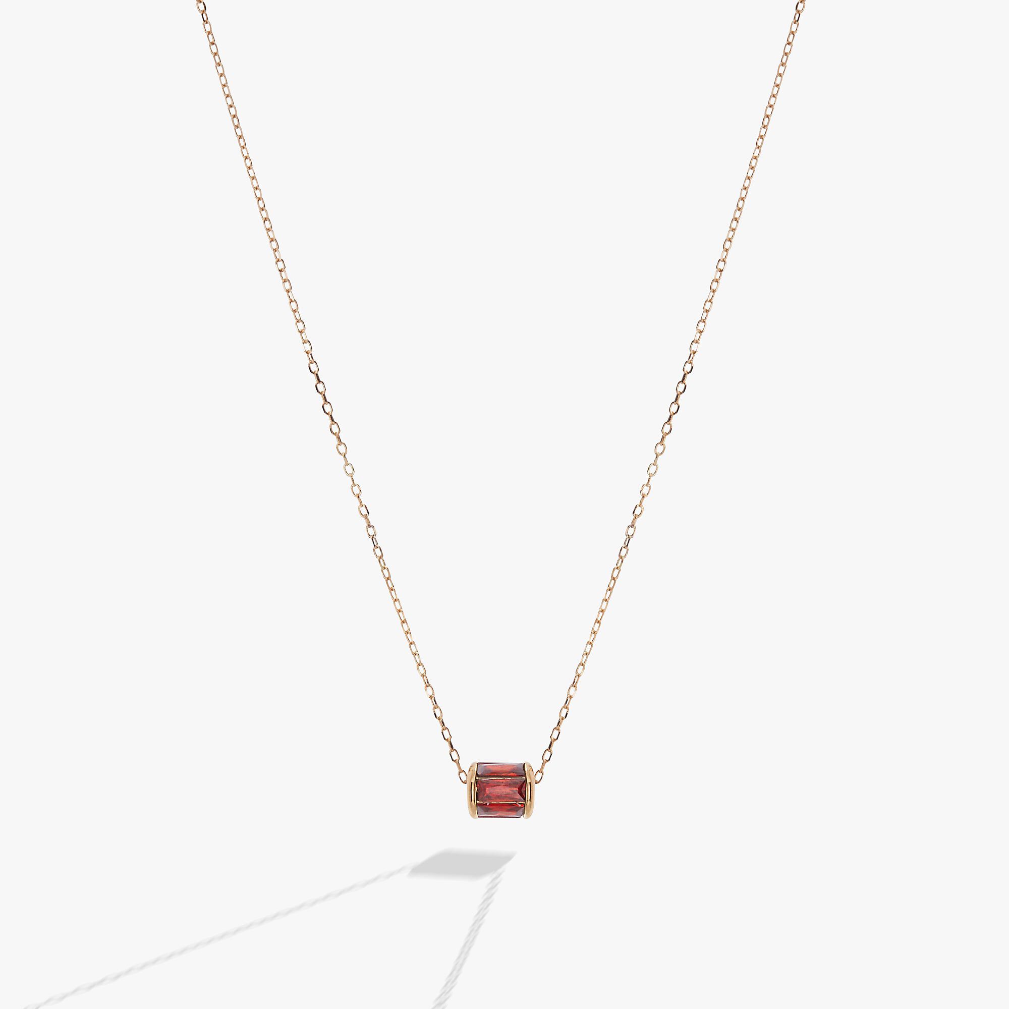 January Birthstone Precious Pendant Necklace, Gold  January / Gold, hi-res image number 0