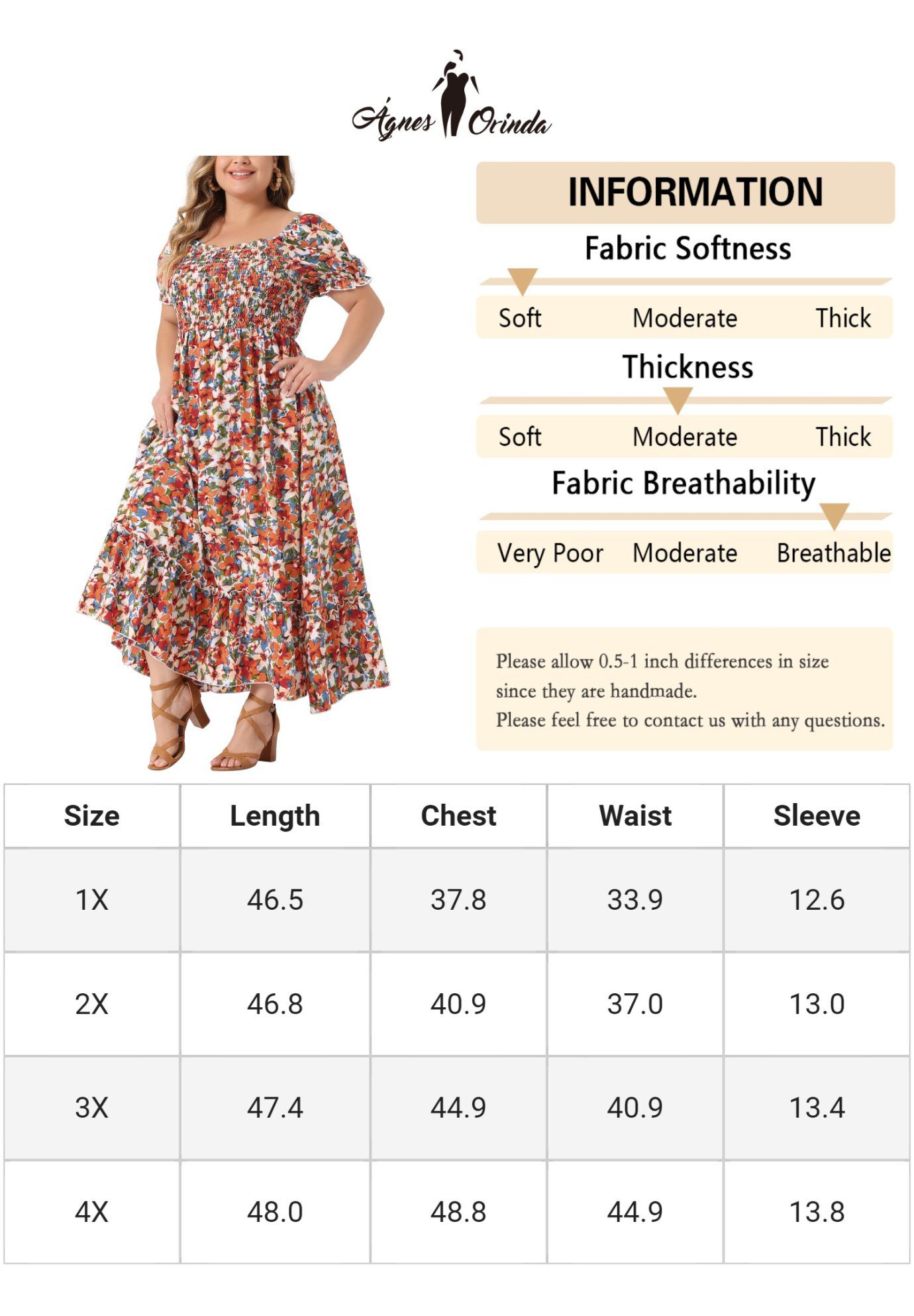 Short Sleeve Shirred Square Neck Floral Maxi Dress, Red / Red, alternate image number 4