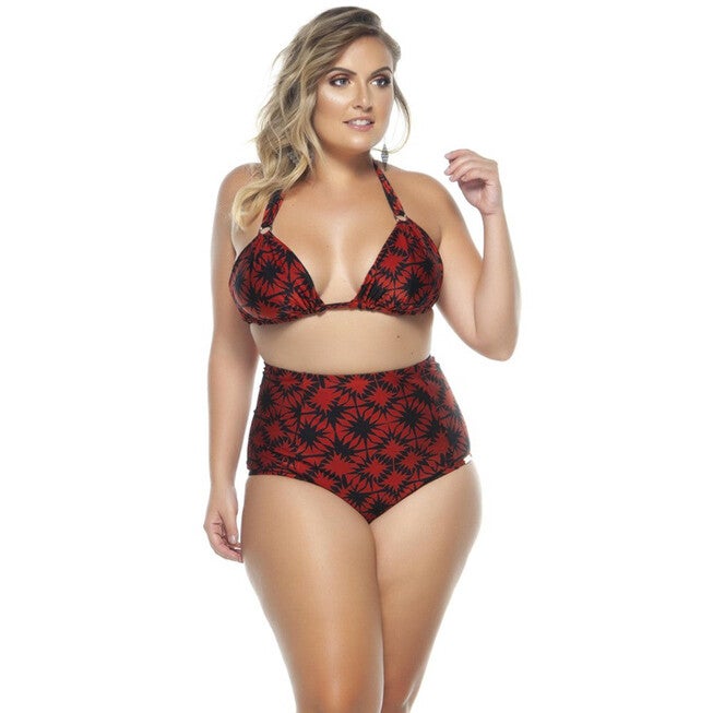 Hot Pant Lift Butt Bottom, Terracotta Geometric / Sienna, hi-res image number null