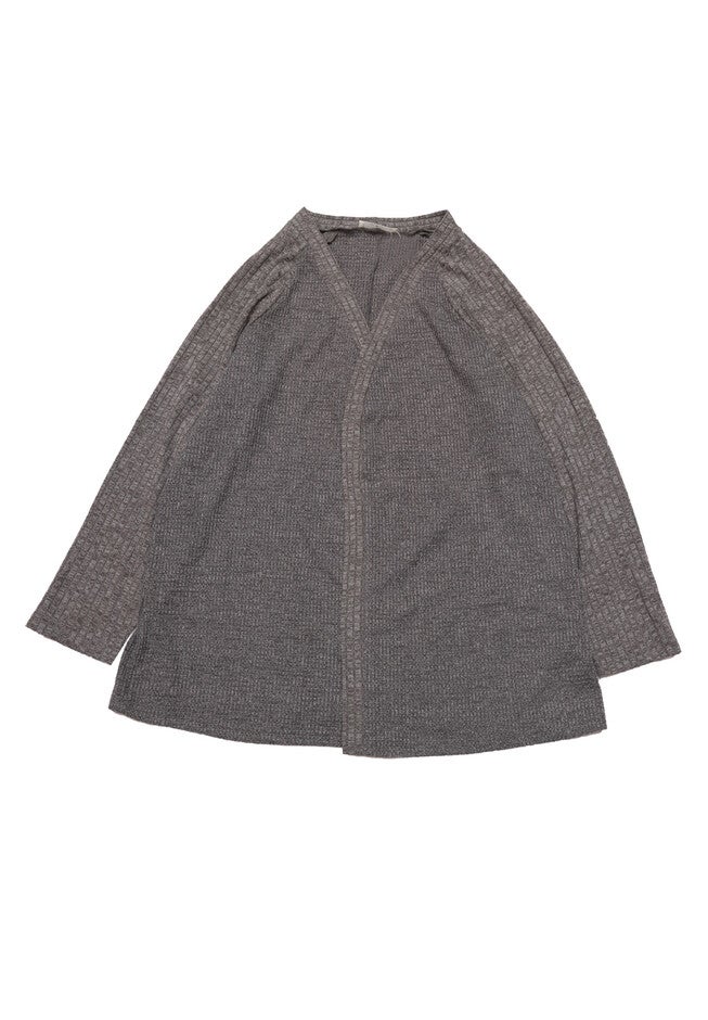 Open Front Casual Midi Sweater Cardigans, Dark Grey / Charcoal Grey, hi-res image number 0