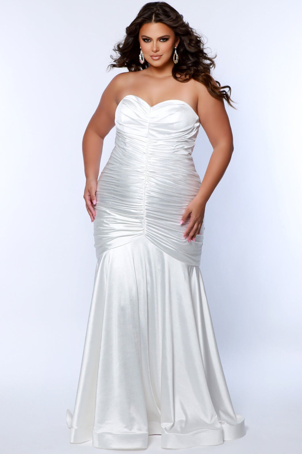 GO FOR IT FORMAL GOWN, White / White, hi-res image number 0