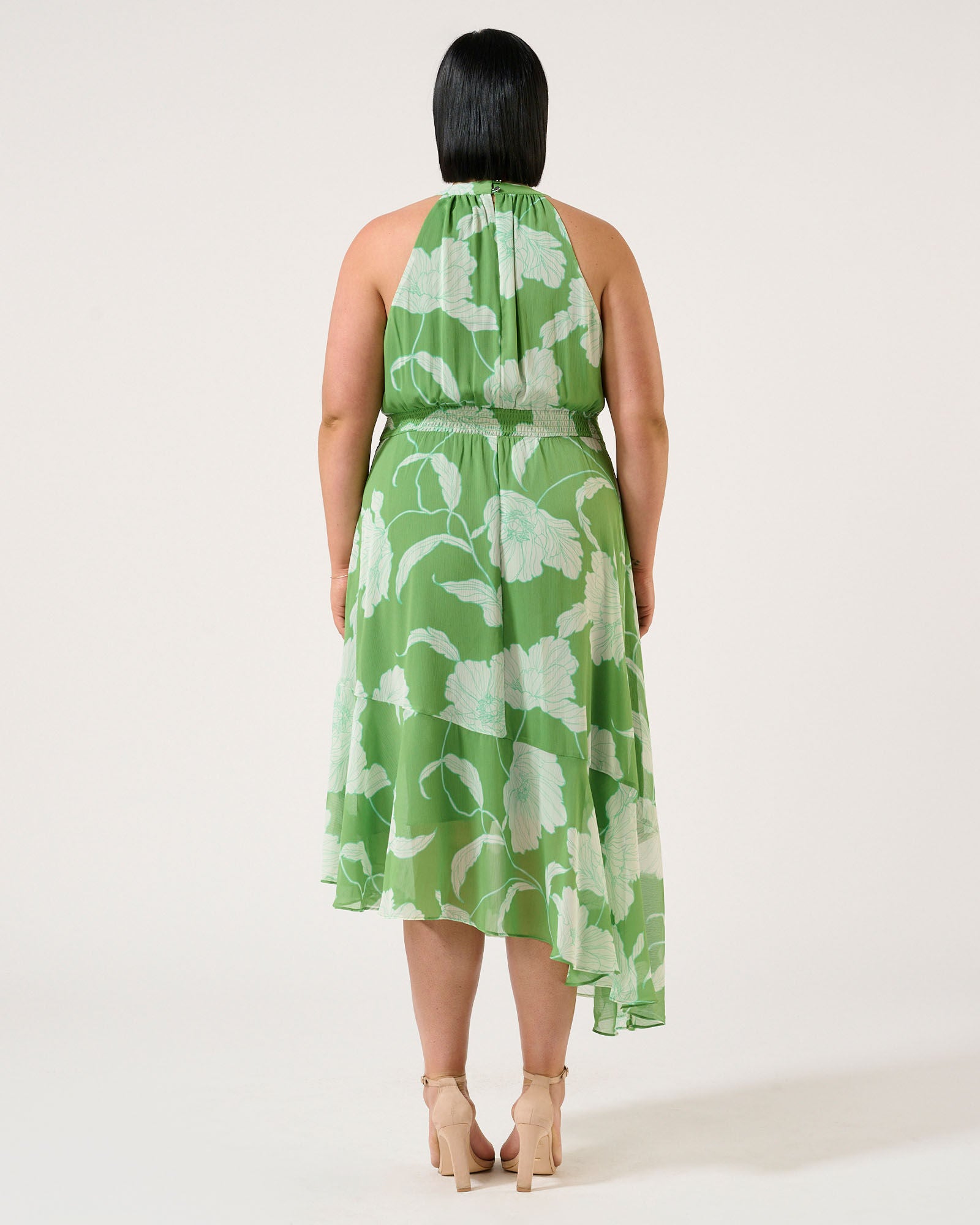 Seafall Dress, Print / Kelly Green, alternate image number 4