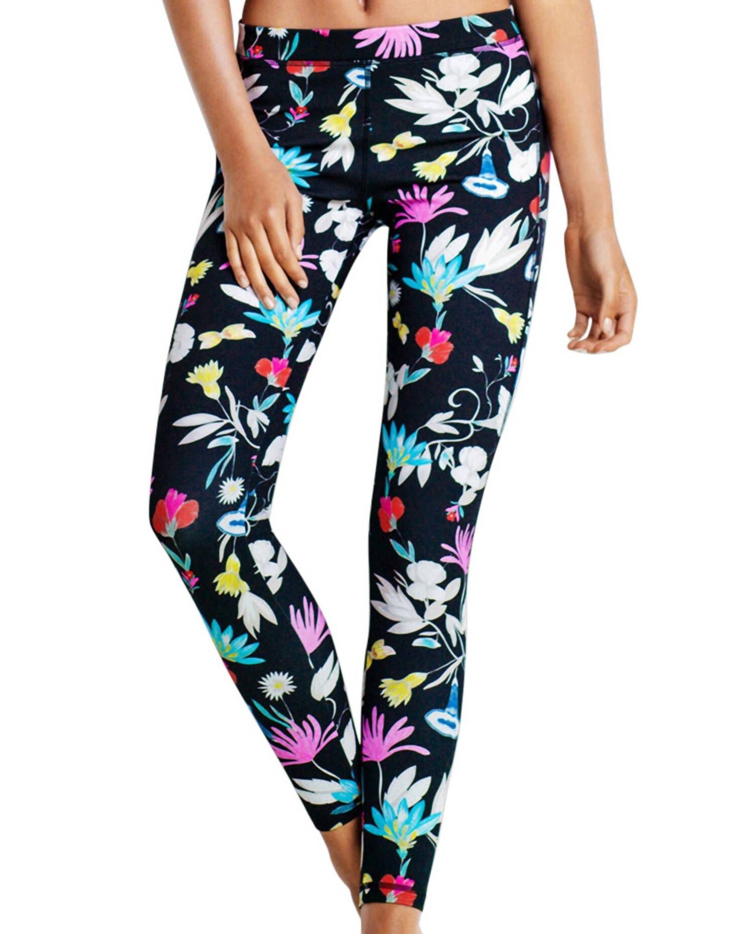 Scuba Legging, Sea Flower Festival Black / Black, hi-res image number 0