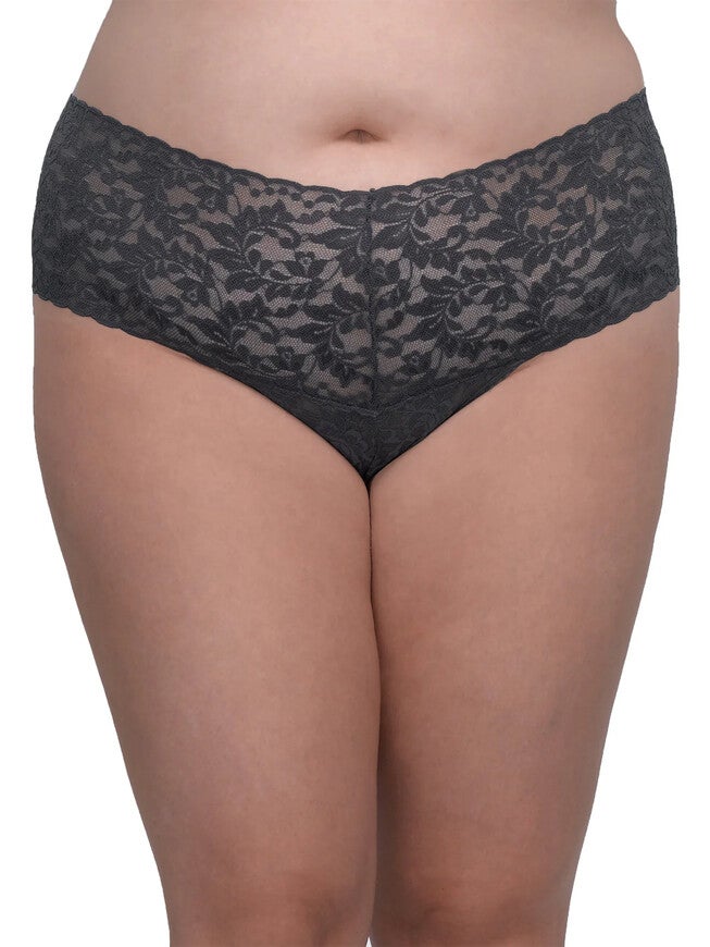 RETRO LACE PLUS THONG, , alternate image number 1