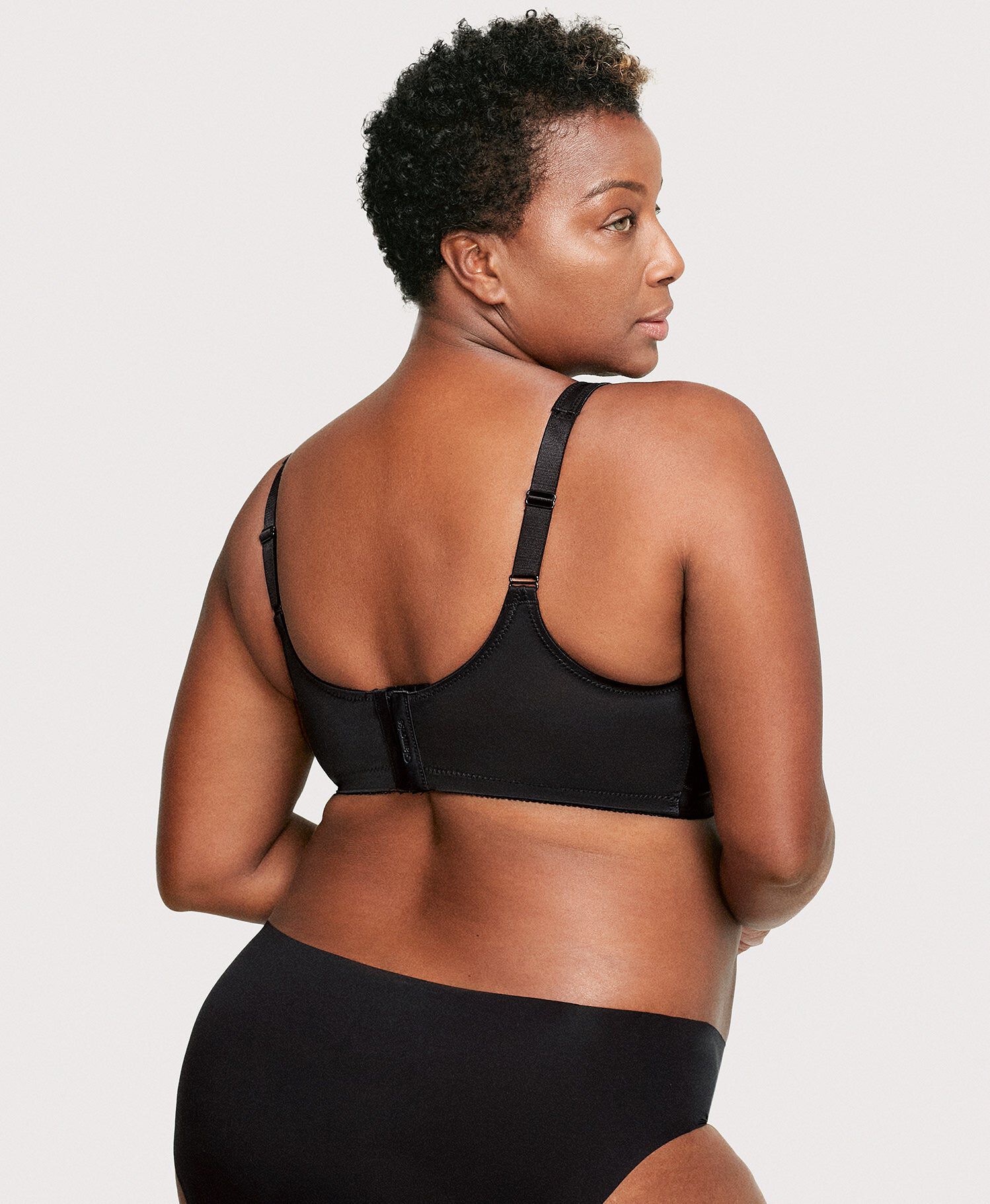 MagicLift Minimizer Bra, Black / Black, alternate image number 1