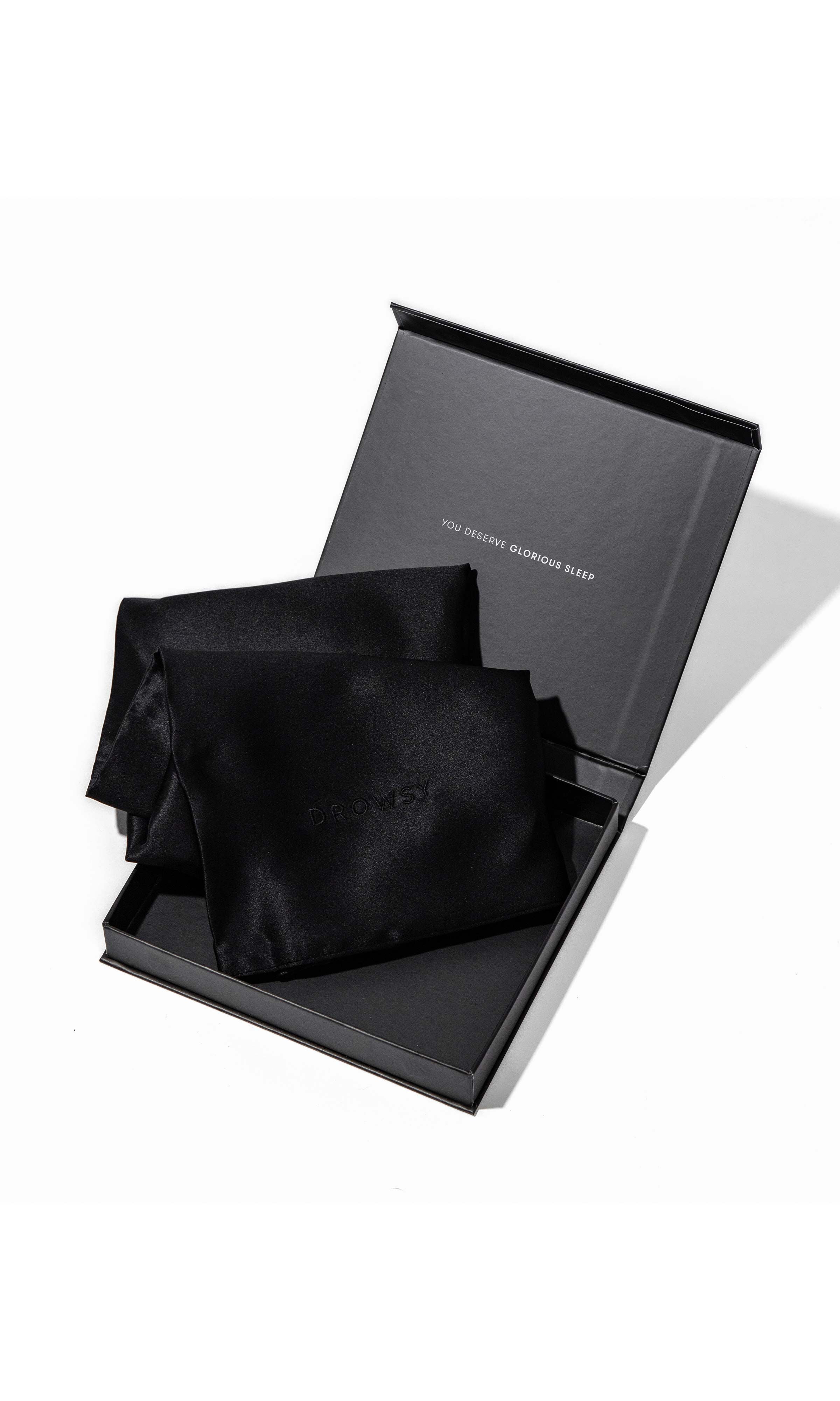 Silk Queen Pillowcase, Black Jade / Black, alternate image number 2