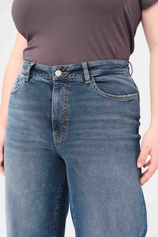 NCE PLUS - WIDE LEG JEANS | SWEET REVENGE, SWEET REVENGE / Dark Wash, alternate image number 3