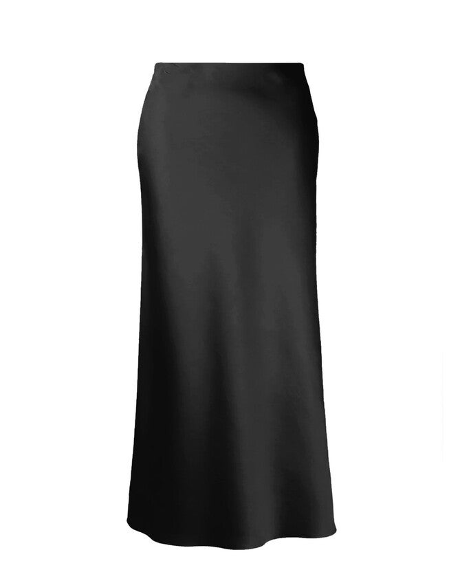 Eudora Maxi Bias Skirt in Black, Black / Black, hi-res image number null