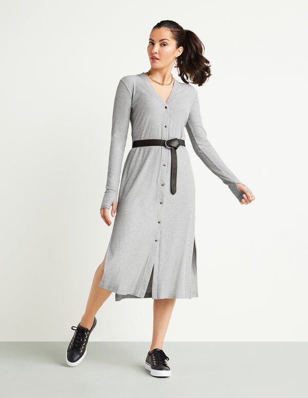Long Henley Convertible Duster & Dress, , alternate image number 7