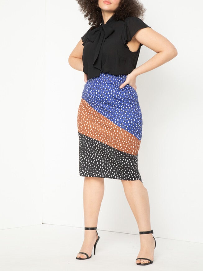 Willow Flutter Sleeve Blouse, Black / Black, alternate image number 2