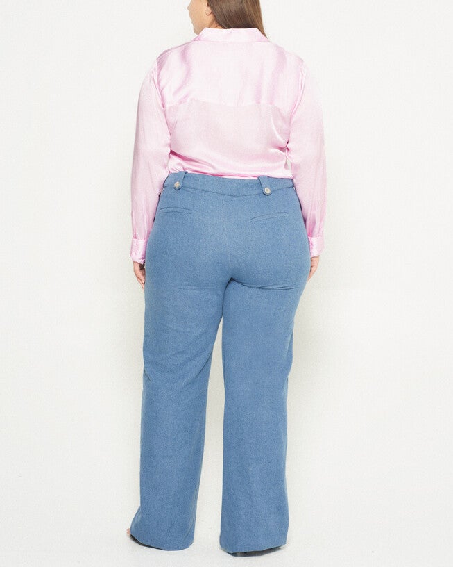 Dominga Denim Trousers, Denim / Light Blue, alternate image number 1