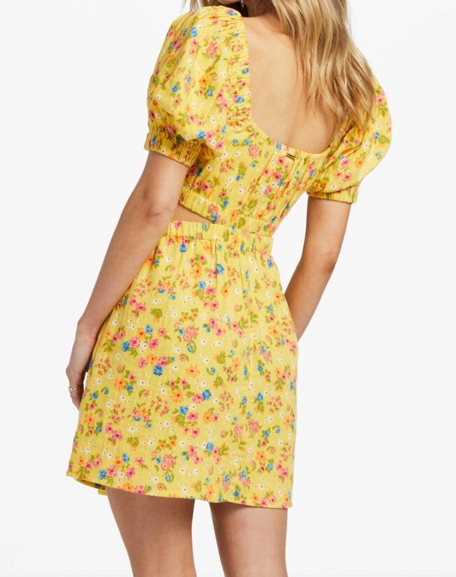 DARE TO BARE MINI DRESS IN HONEYBEE, , alternate image number null
