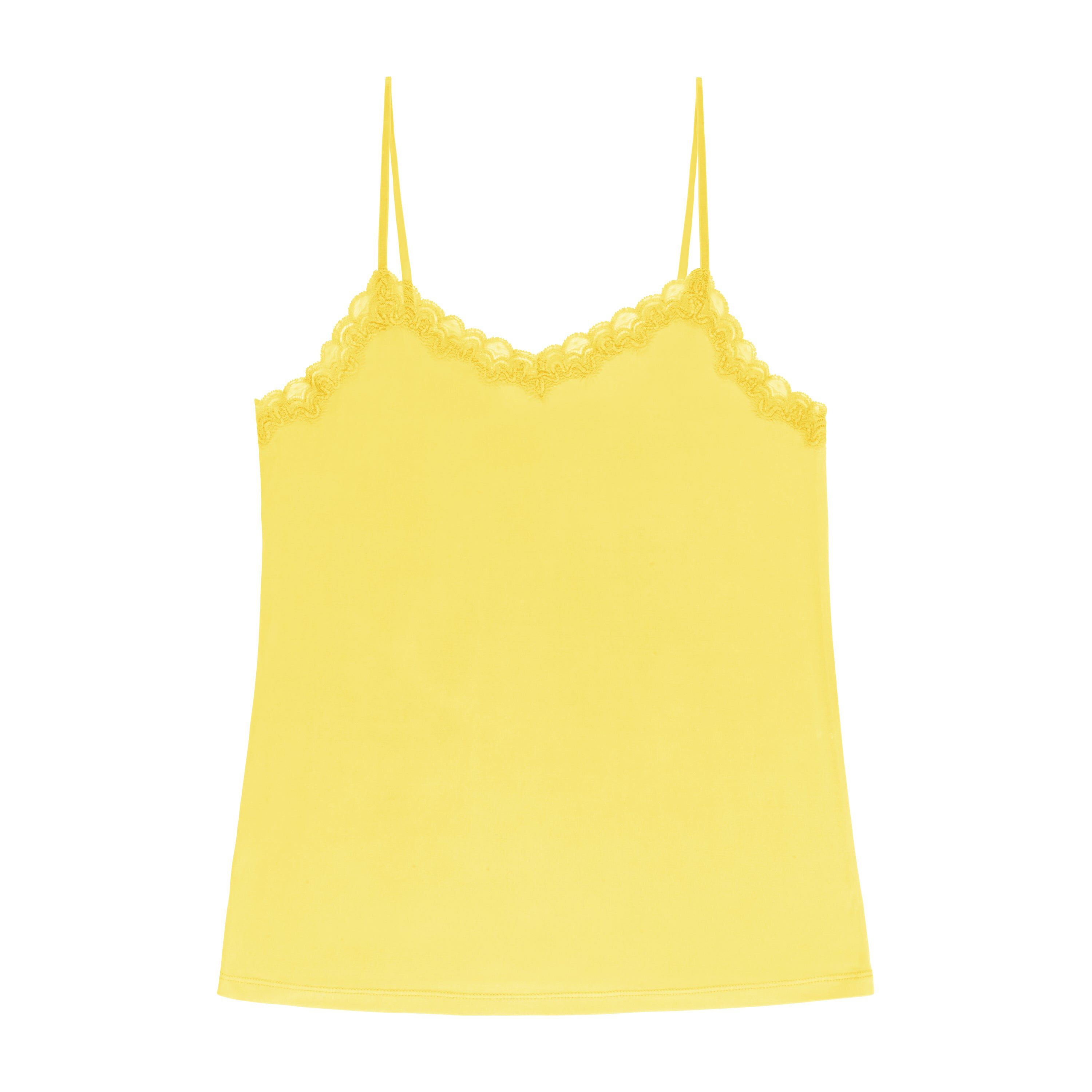 Soft Silk Camisole, Lemon Zest / Yellow, hi-res image number 0