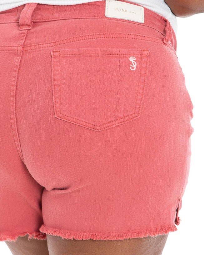 Side Vent Shorts, CAYENNE / Coral, alternate image number 3