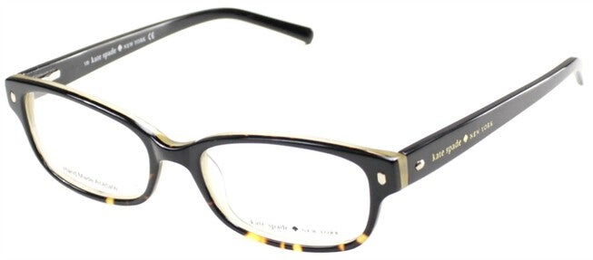 LUCYANN RECTANGLE PLASTIC EYEGLASSES IN BLACK, Black / Black, hi-res image number null