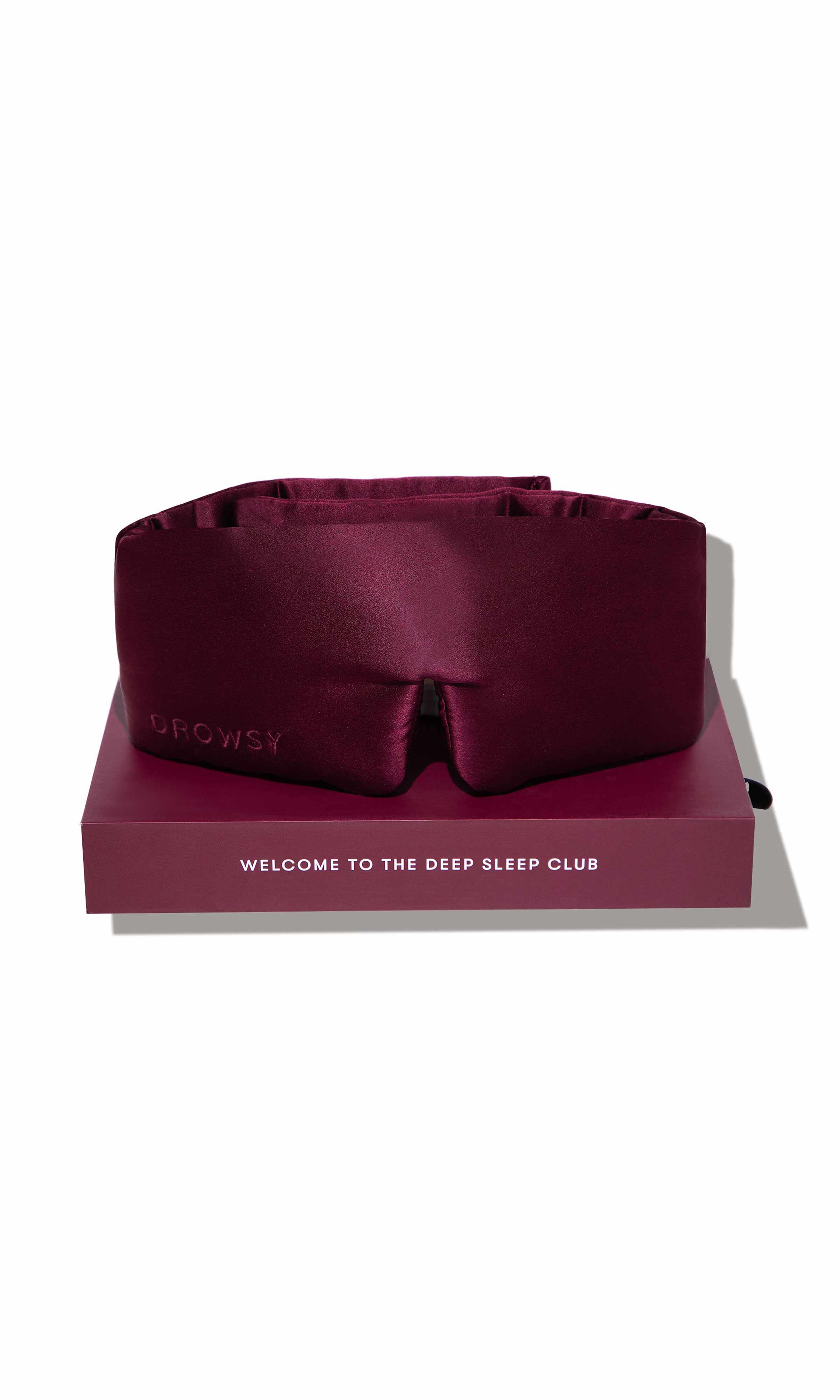 Silk Sleep Mask, La Vie En Rouge / Red, hi-res image number 0