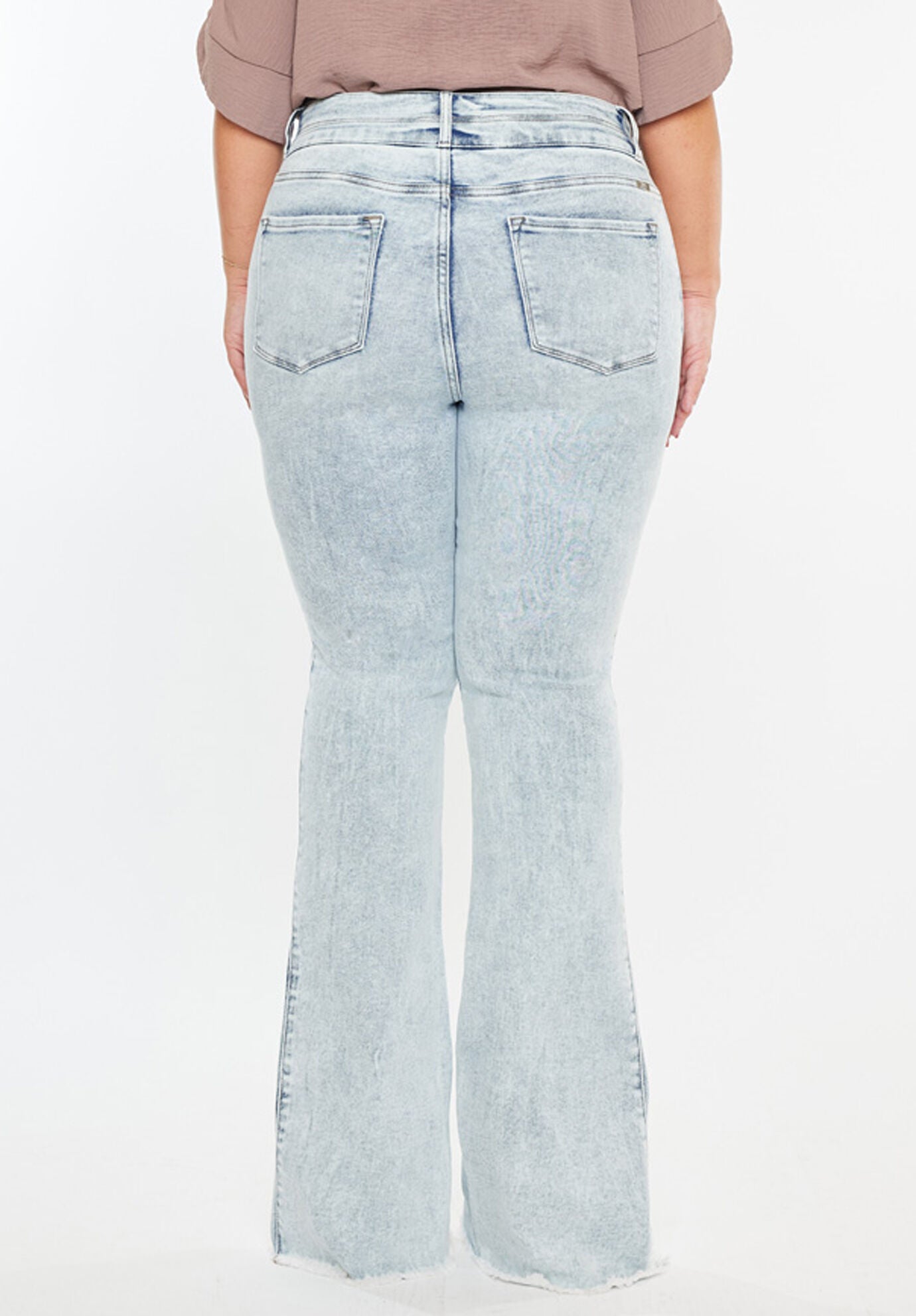 Marcy High Rise Bootcut Jeans (Plus Size), Light Wash / Light Wash, alternate image number 5