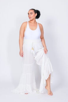 Milos Wide Leg Tiered Pants