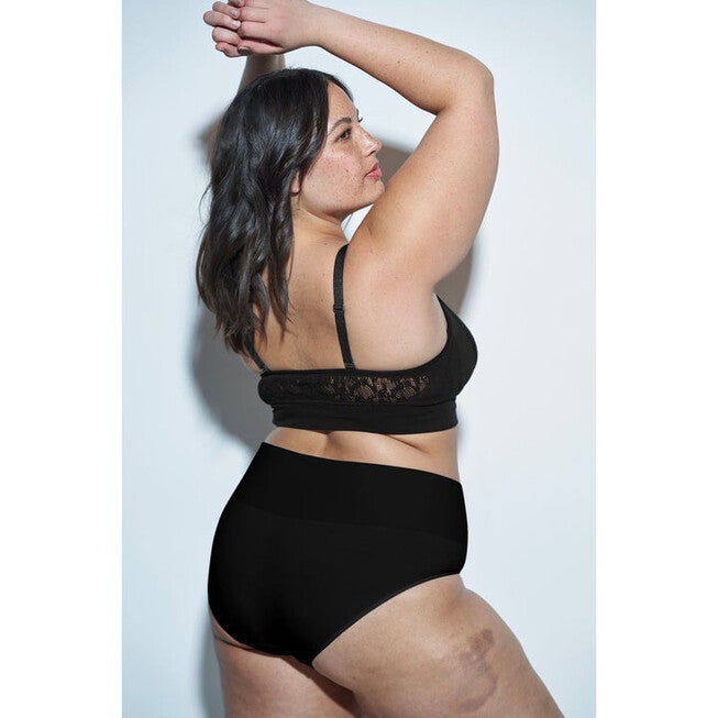 HIGH RISE SMOOTHING BRIEF, Onyx / Black, alternate image number 2