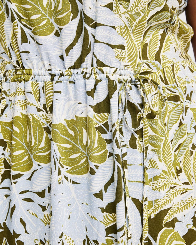 Elle Green Summer Dress, Print / Kelly Green, alternate image number 3