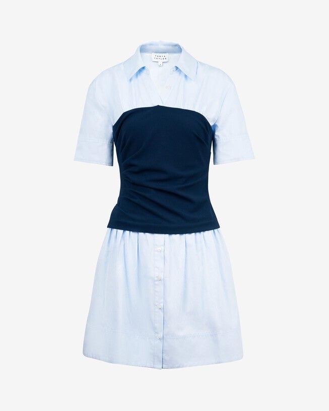 Leanne Dress, Oxford BlueMaritime Blue / Azure Blue, alternate image number null