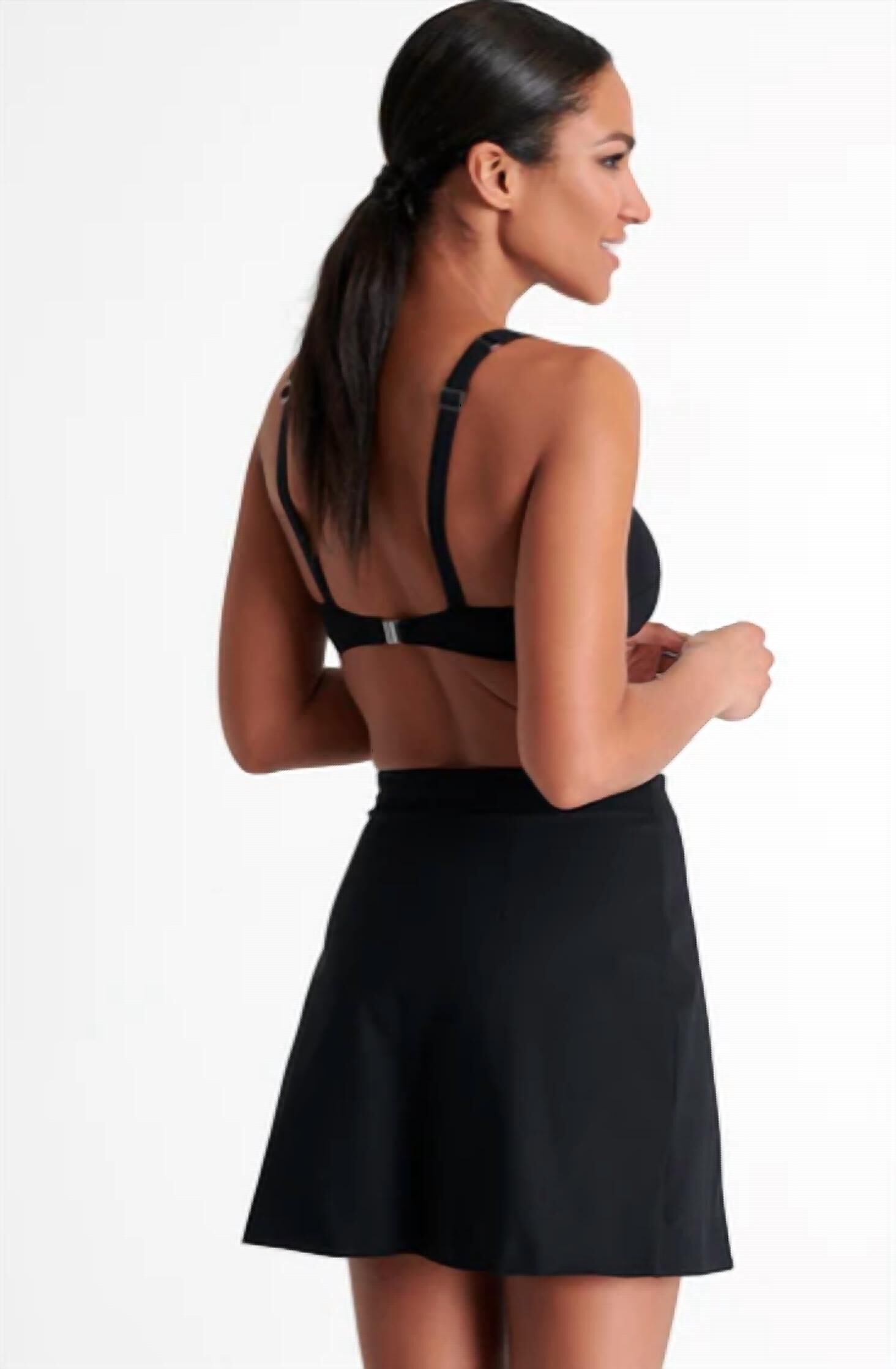 BALNEA MITO CLASSIC SKIRT IN CAVIAR, , alternate image number 5