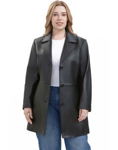 Irina Leather Coat