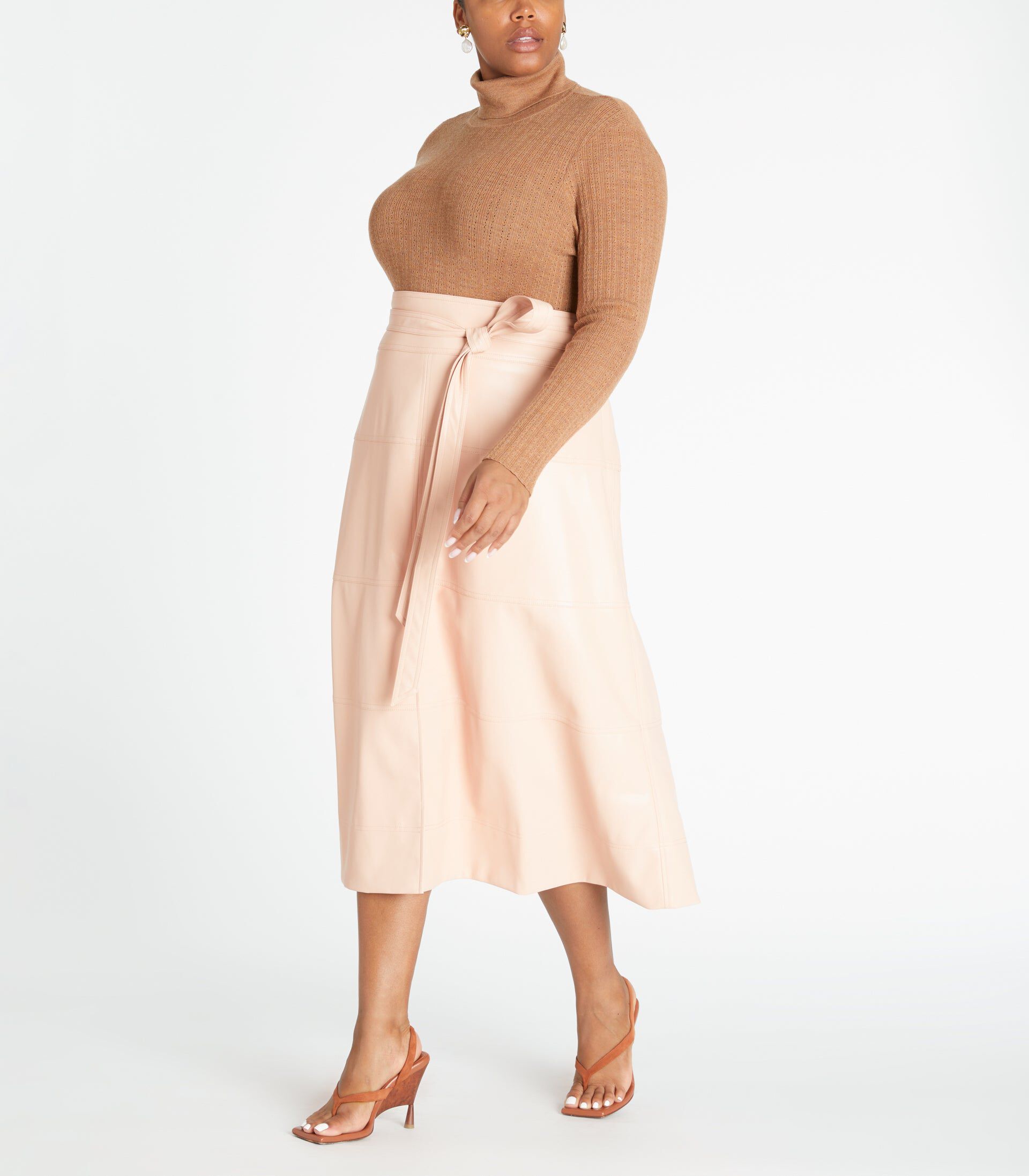 Hudson Skirt, Pale Peach / Pink, alternate image number 1