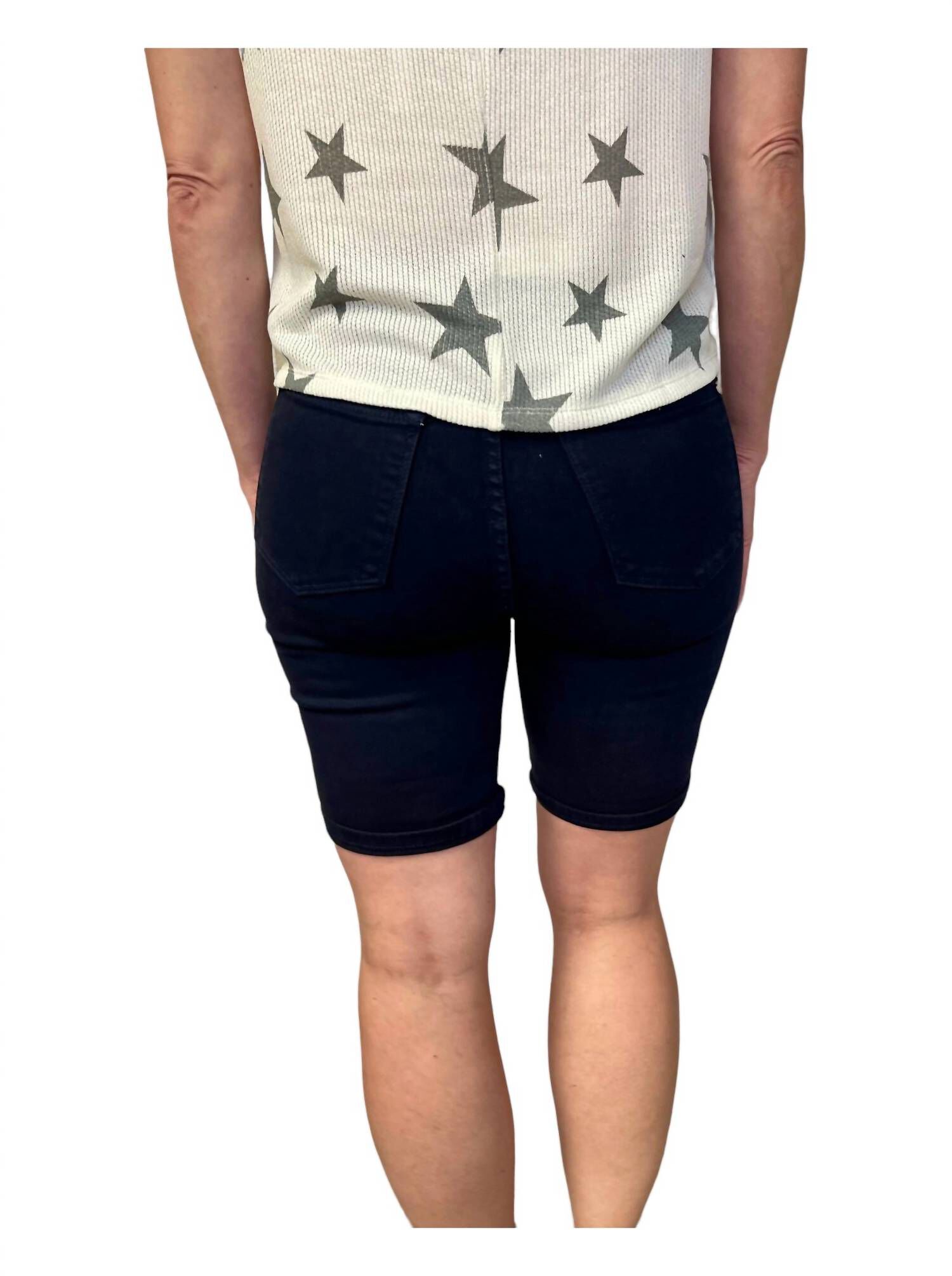 Tummy Control Shorts, Navy / Azure Blue, alternate image number 2