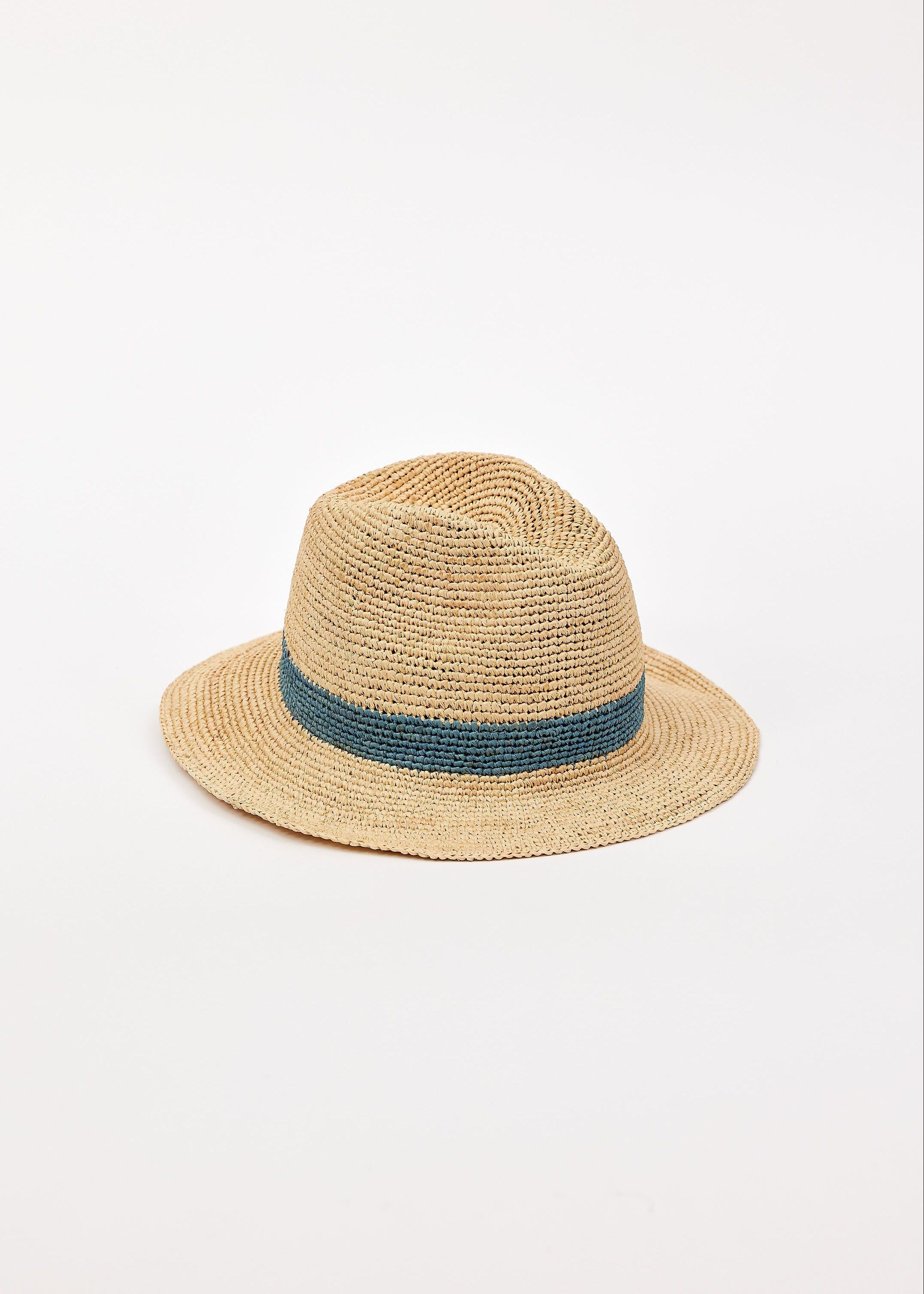 Frankie Fedora, NaturalDenim / Beige, hi-res image number 0