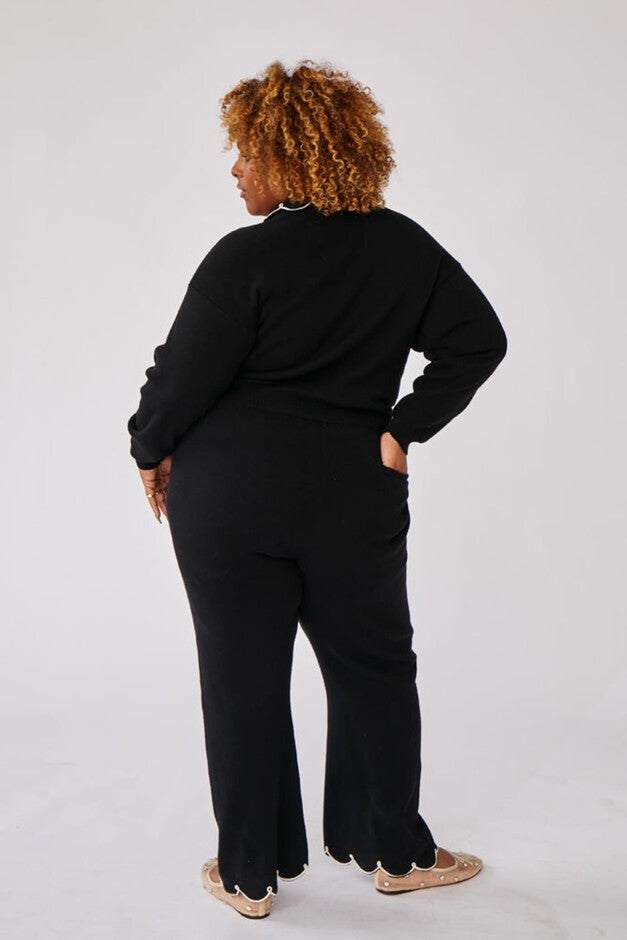 CUPCAKE CARDIGAN, BLACK / Black, alternate image number null