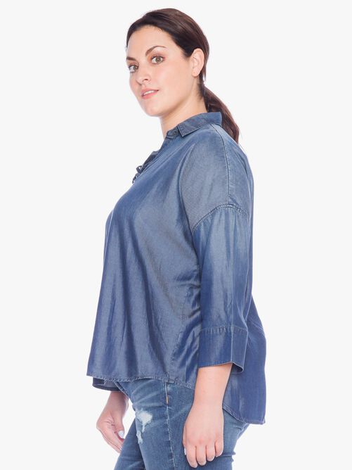 Aria Lace Up Shirt, , alternate image number 6