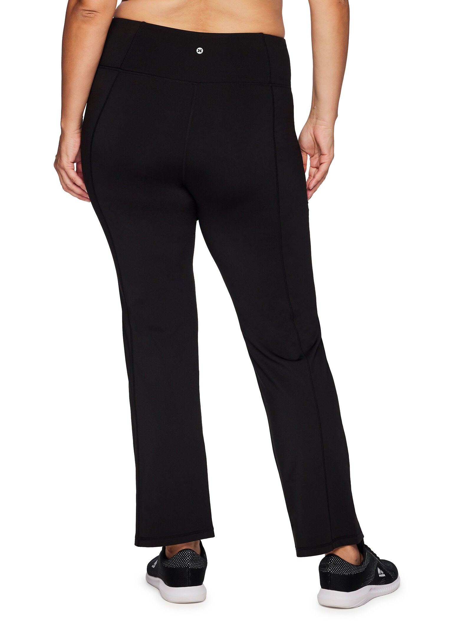 Plus Prime Fleece Slim Bootcut Pant, Black / Black, alternate image number 3