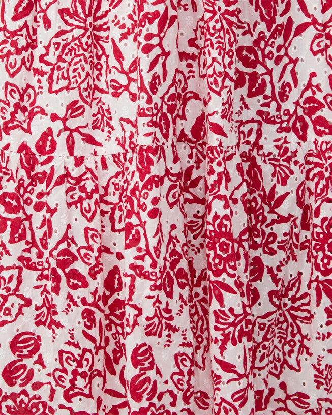 Cote d'Azur Broderie Midi Dress, , alternate image number null