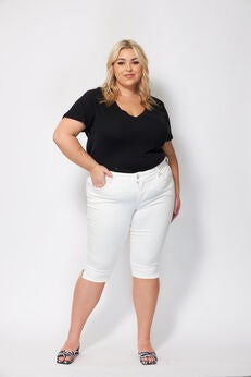 Slink Jeans Womens Clean Hem Pirate