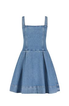 MEM PLUS - DENIM MINI DRESS | SILVERADO