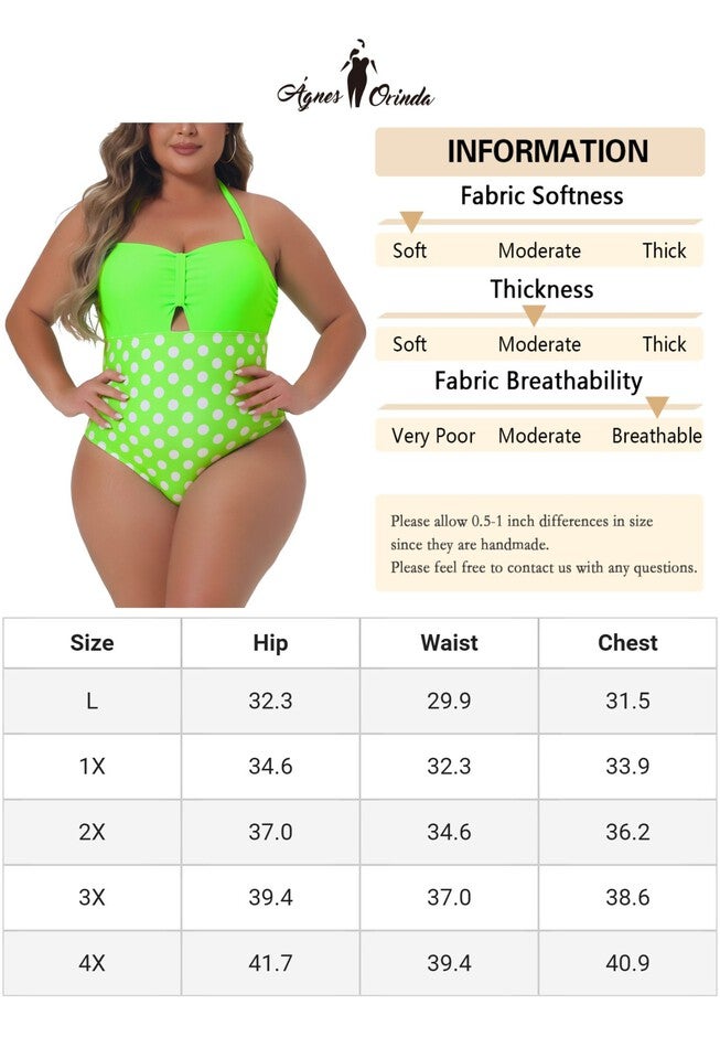 Summer Swimsuit Cutout Swimwear, Green / Kelly Green, alternate image number 4