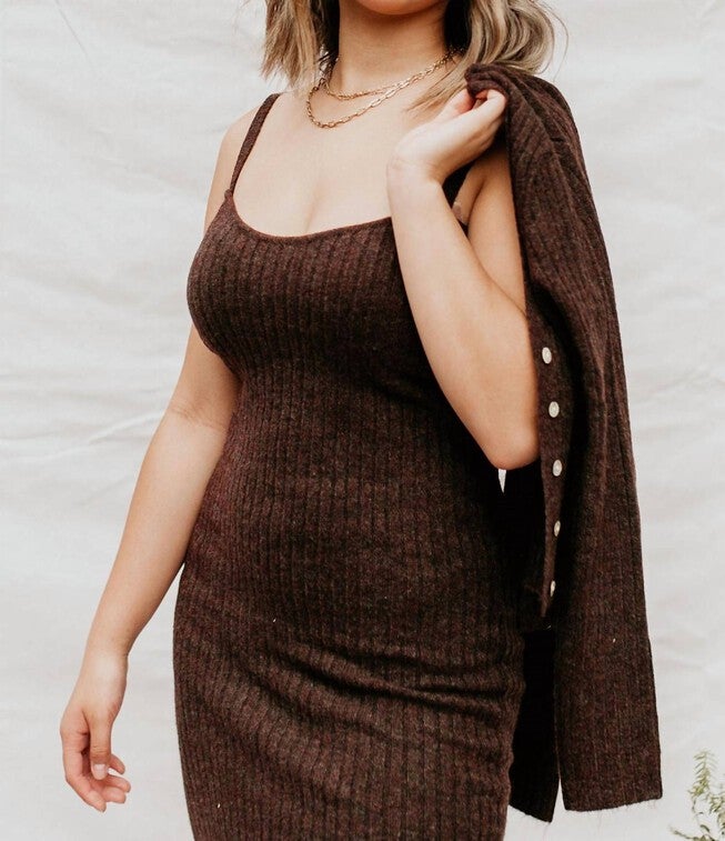 LINGER DRESS SET IN CHOCOLATE, , alternate image number 7