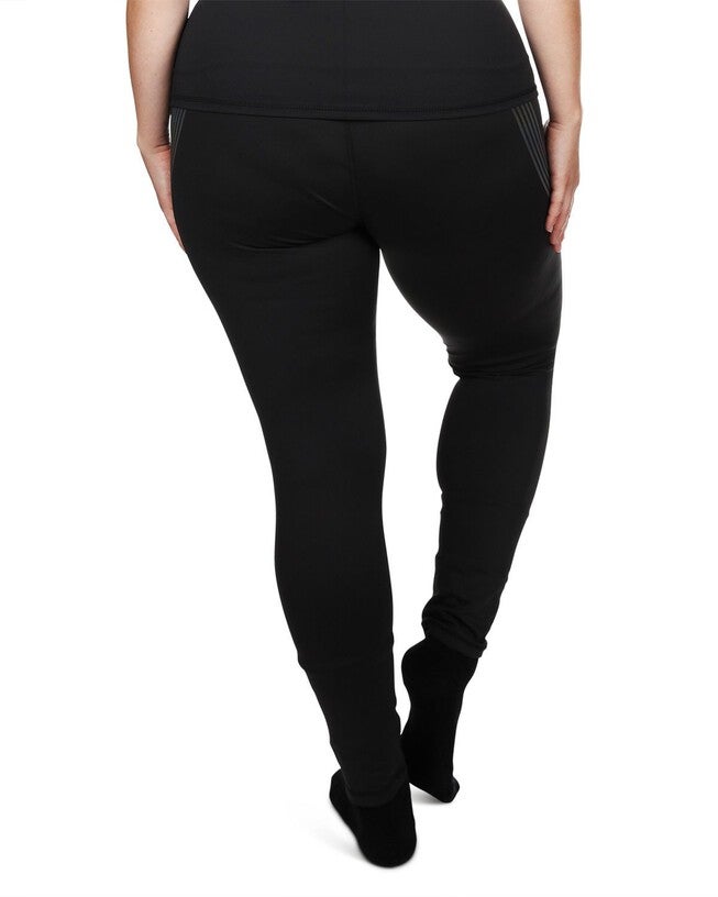 Reflective Rainbow Slim-Fit High-Waisted Shaping Leggings, Black / Black, alternate image number 2