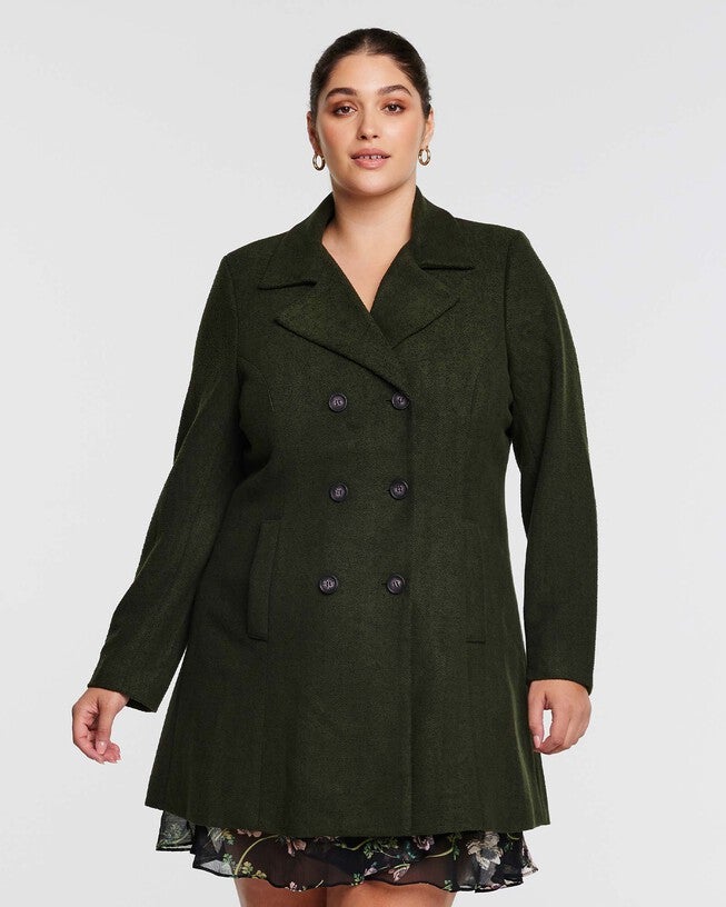 Homeland Navy Double Breasted Coat, , alternate image number 5