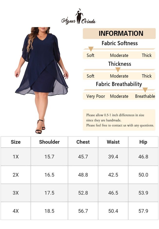 Mesh Wedding Guest Party Chiffon Cocktail Overlay Short Dress, Navy Blue / Forest Green, alternate image number 4