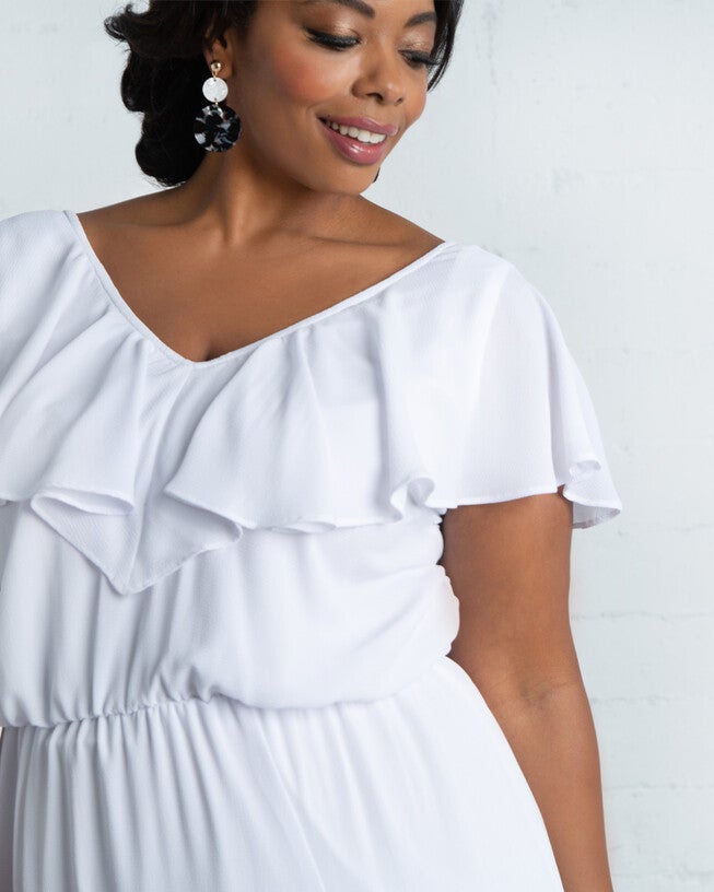 Willow Maxi Dress, PORCELAIN / Ivory, alternate image number 4