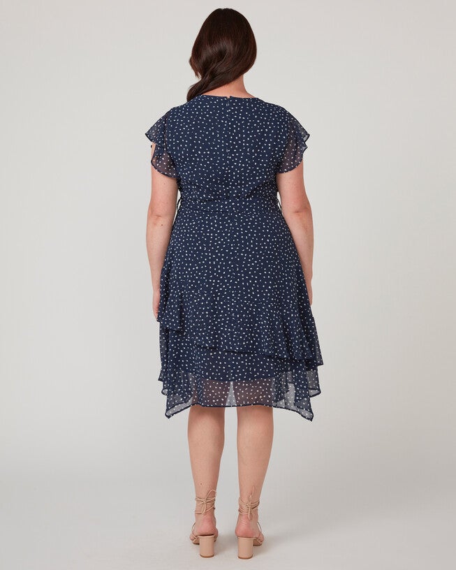 Night Pebble Dress, NavyMilk / Navy, alternate image number null