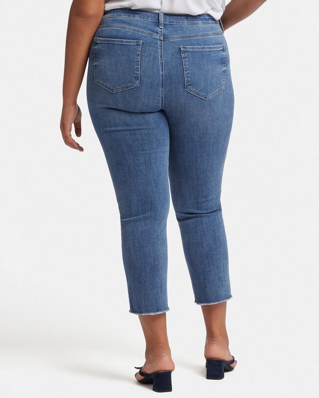 Sheri Ankle Fray Hem, Rockie / Medium Wash, alternate image number 1