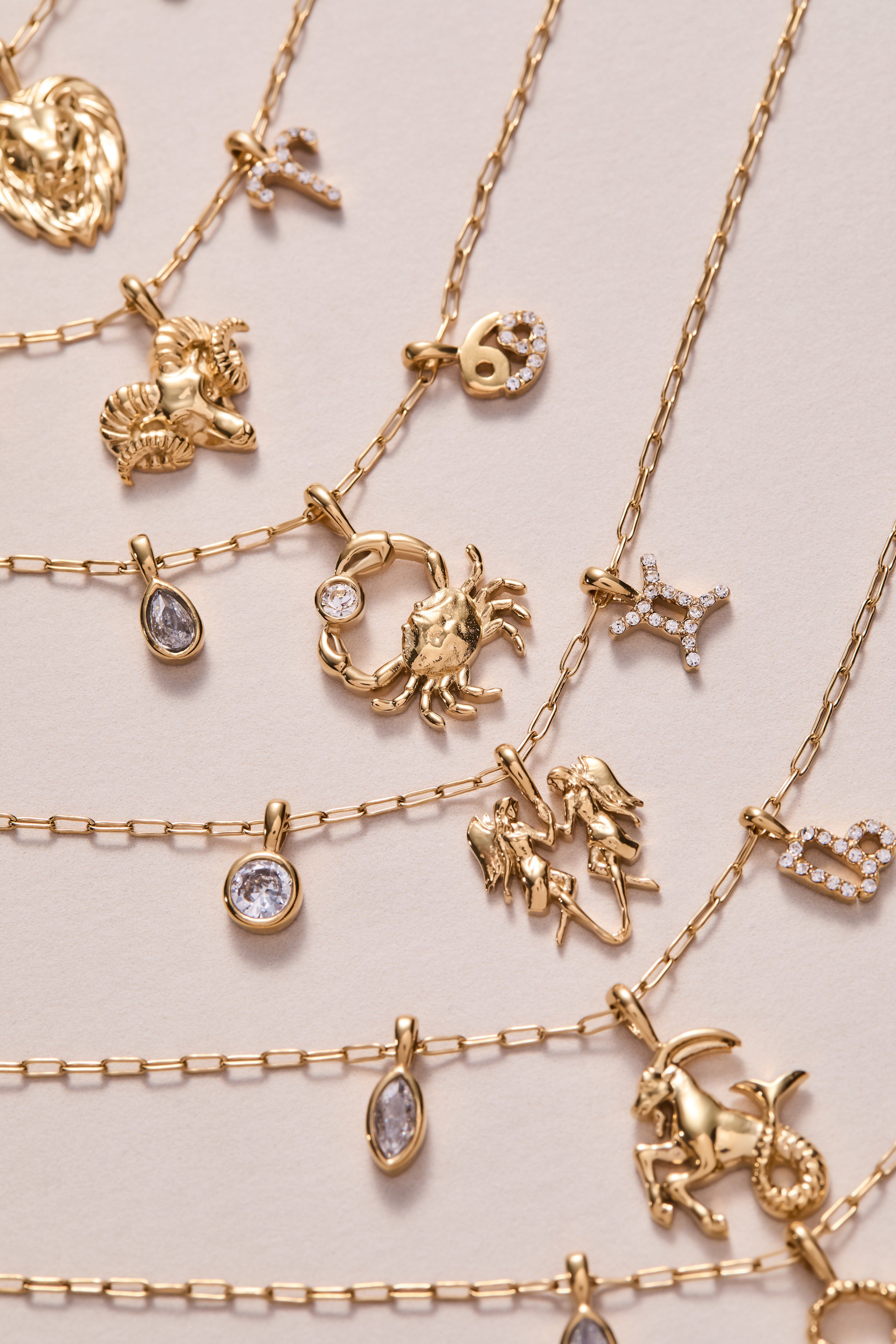 Zodiac Charm Cluster, Leo / Gold, alternate image number 3