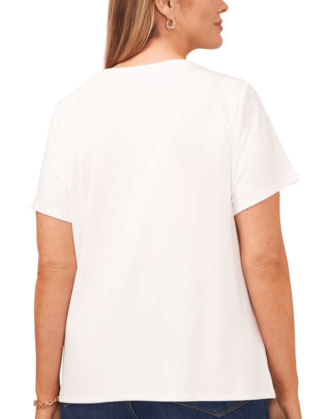 Isabelle Crew Neck Tee, 145ULTRA WHITE / White, alternate image number null
